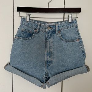Zara denim jean shorts